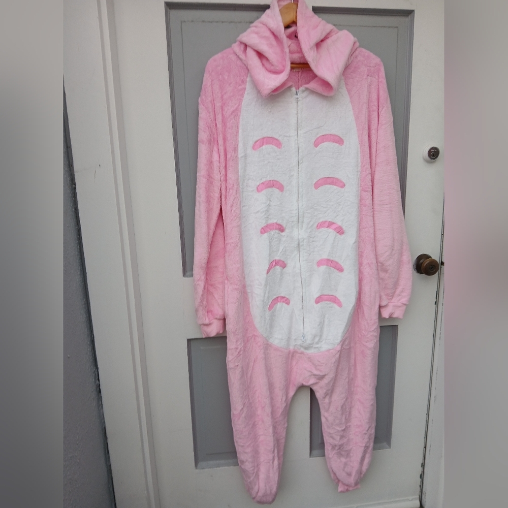 Adult Unisex Bunny Easter Rabbit Onsie NWOT Came With Socks